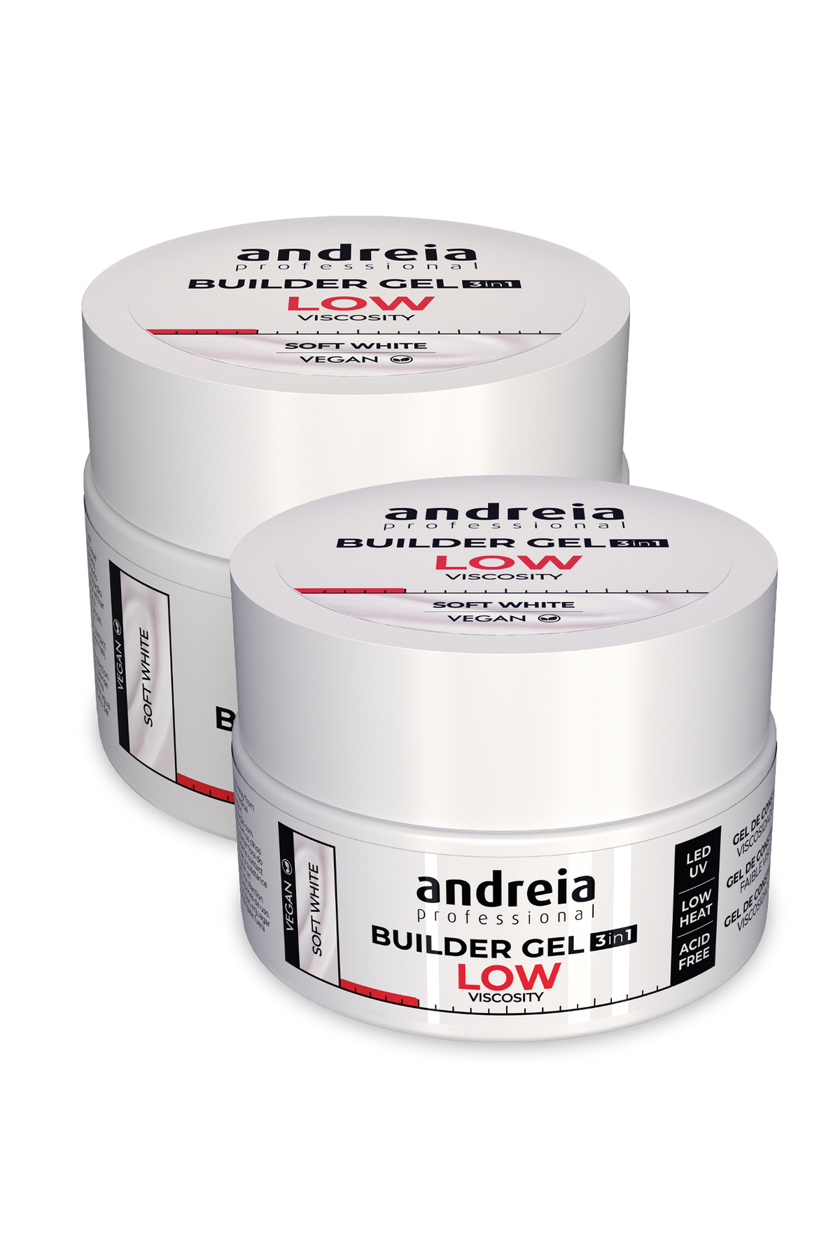 Builder Gel 3 in 1 - Soft White (Low viscosity)