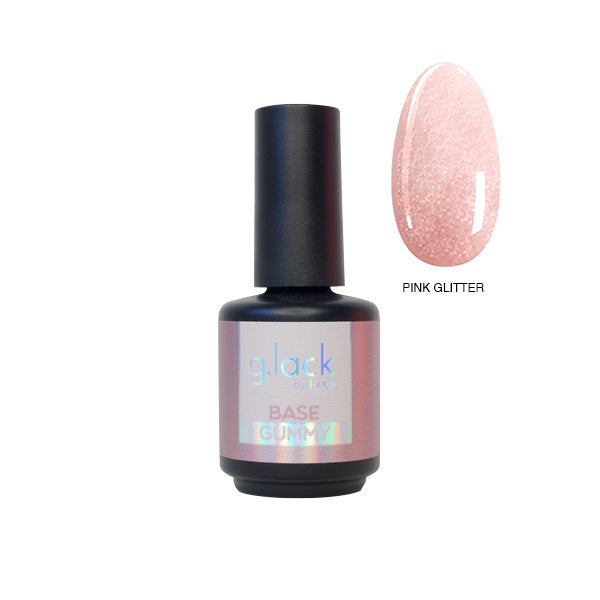 Base Gummy Pink Glitter